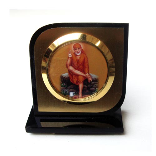 Buy SHRI SAI BABA PLASTIC SHOWPIECE FOR CAR