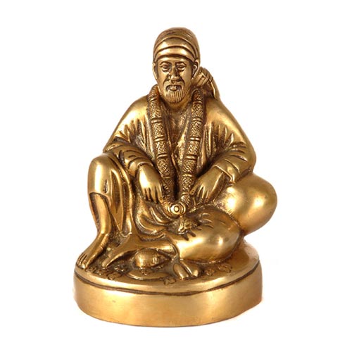 Buy BRASS STATUE IDOL OF SHIRDI SAI BABA