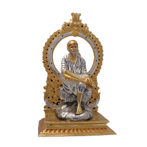 Buy SHIRDI SAI BABA METAL STATUE FOR WORSHIP