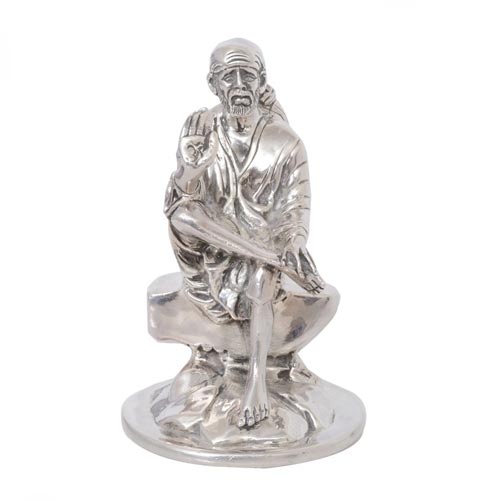 Buy SHIRDI SAI BABA STATUE IN ALUMINIUM