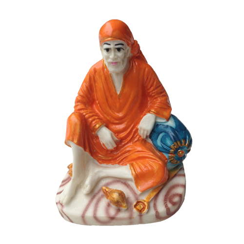 Buy SAI BABA DWARKAMAI SITTING POSE RESIN STATUE