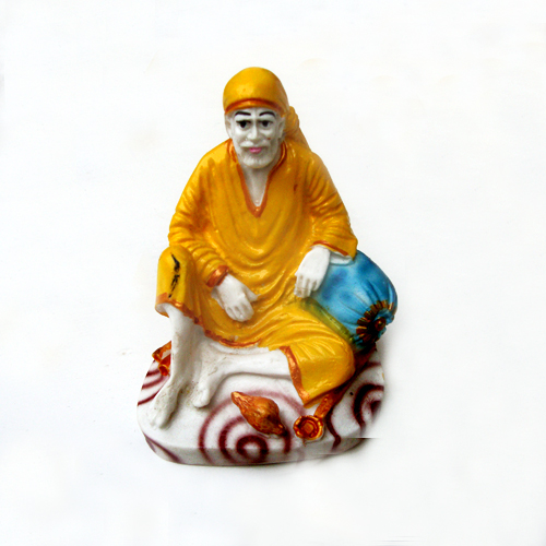 Sai Baba Ki Sex - Buy shri shirdi sai baba dwarkamai ki resin murti online at ...