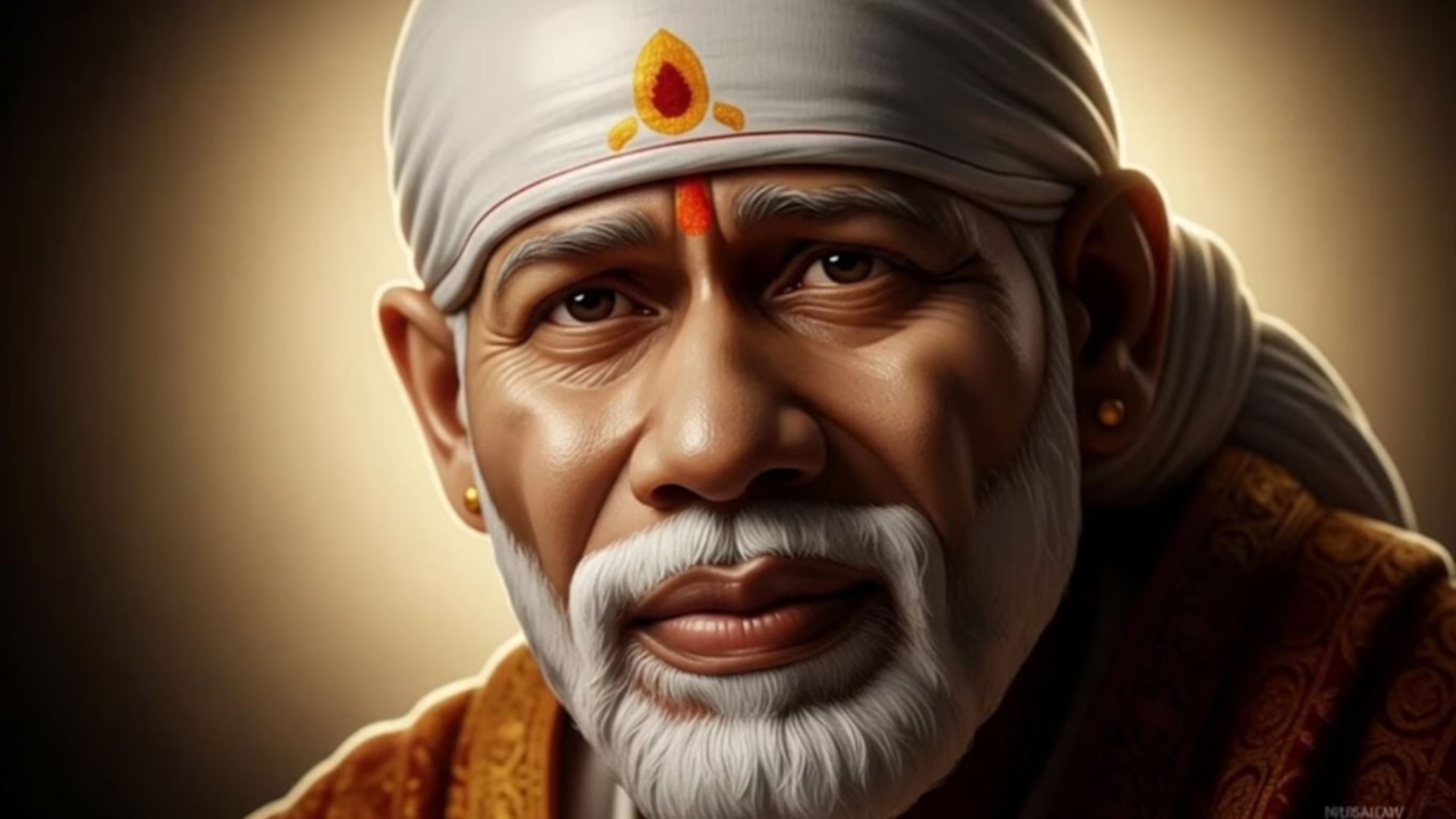 Sai Baba HD wallpaper blessing devotees – Shirdi Sai Baba image